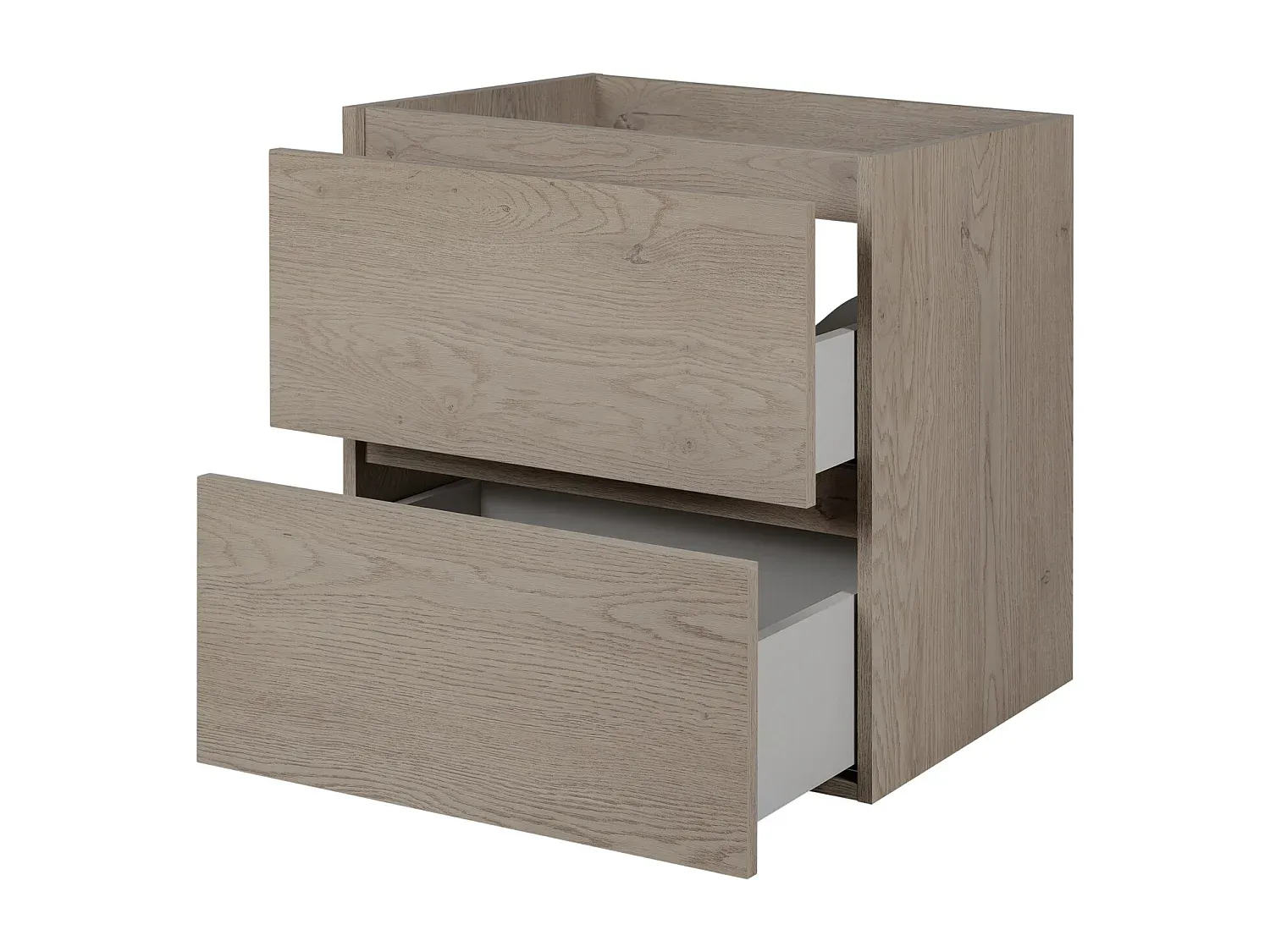 Modernes Badezimmermöbelset in Dunkle Eiche, 60 cm