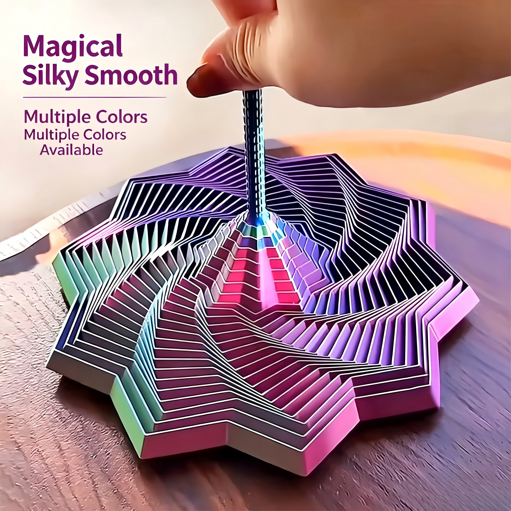 3D Printed Spiral Tower Fidget Toy