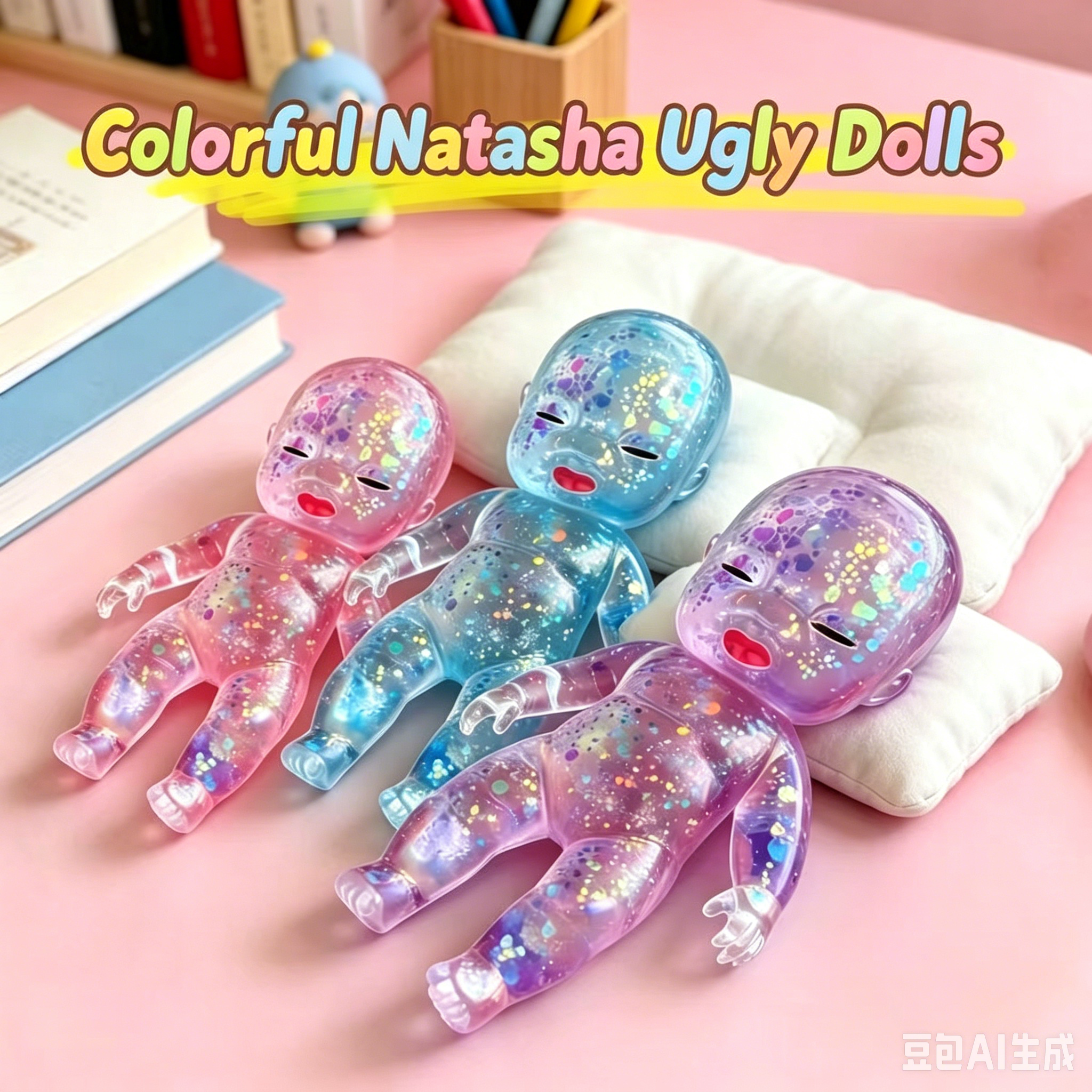 Ugly Doll Squishy, Transparent Natasha Squishy