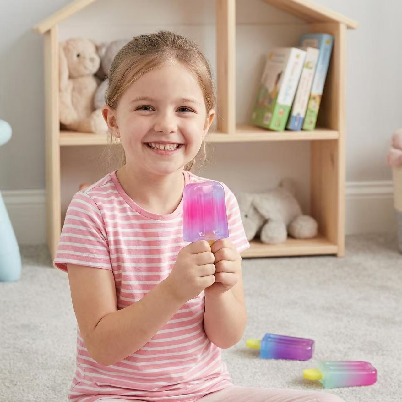 Gradient Popsicle Squishy Toy