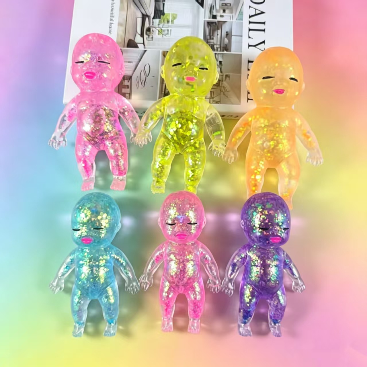Ugly Doll Squishy, Transparent Natasha Squishy