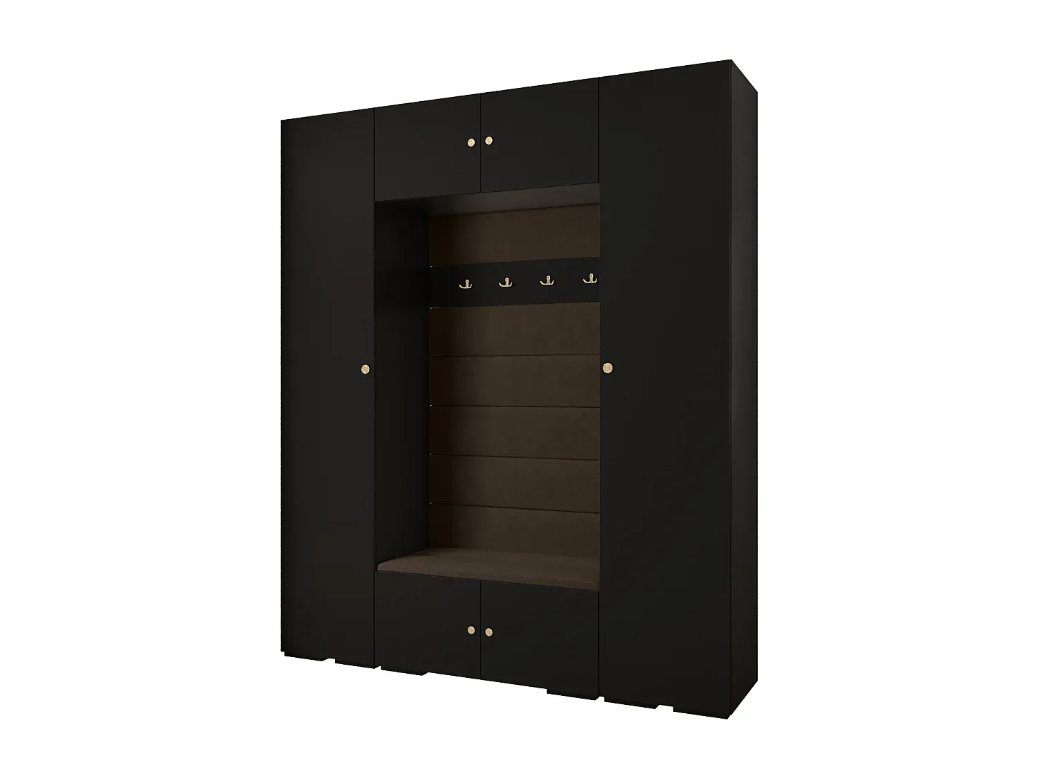 Komplettes Flurmöbel-Set mit Garderobe