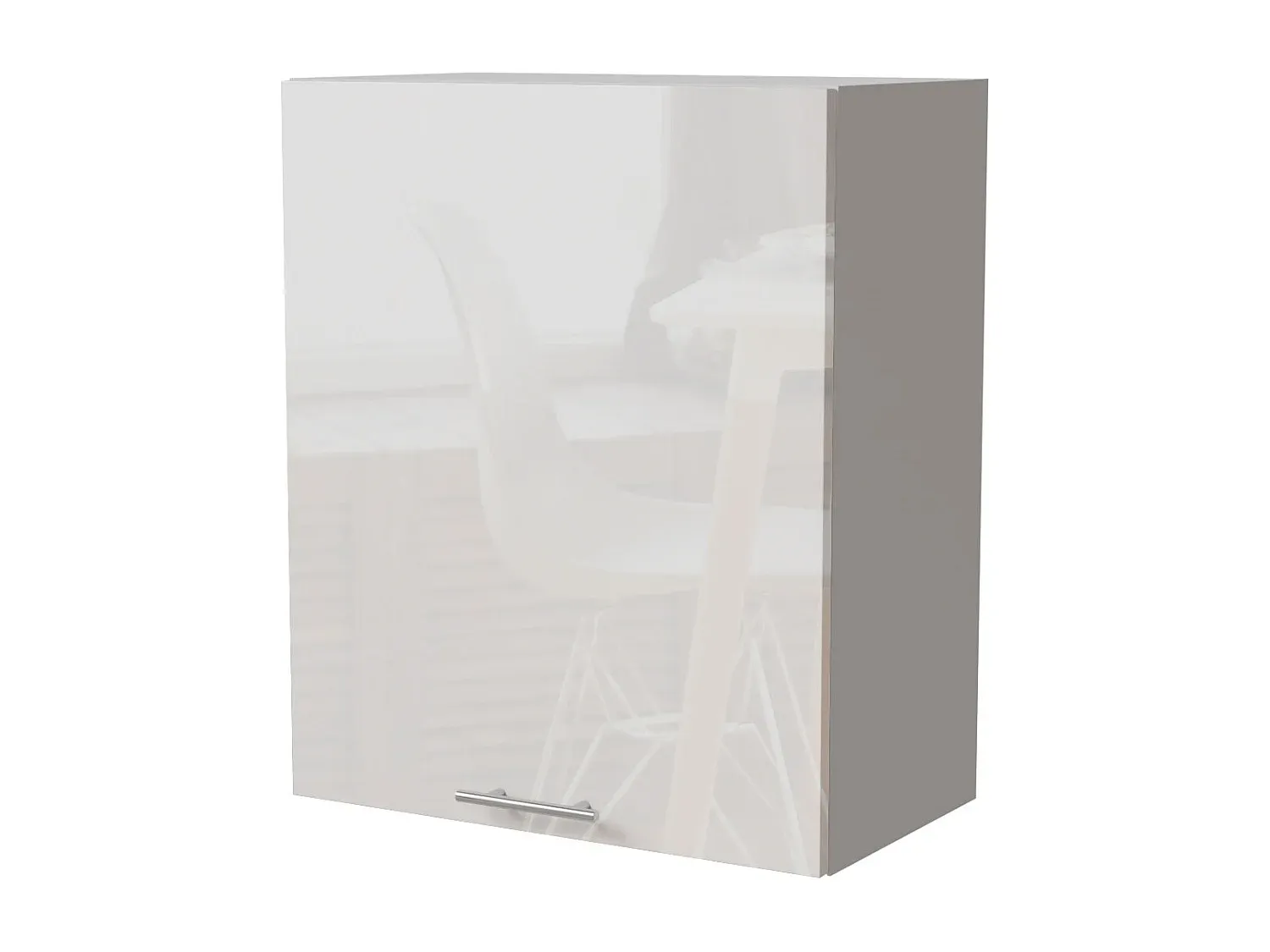 Hängeschrank für die Küche in Weiß Hochglanz