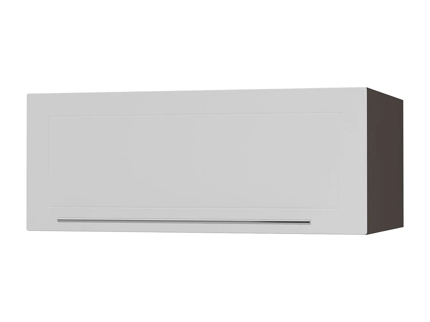 Hängeschrank in Weiß und Lava Matt mit 90 cm Breite