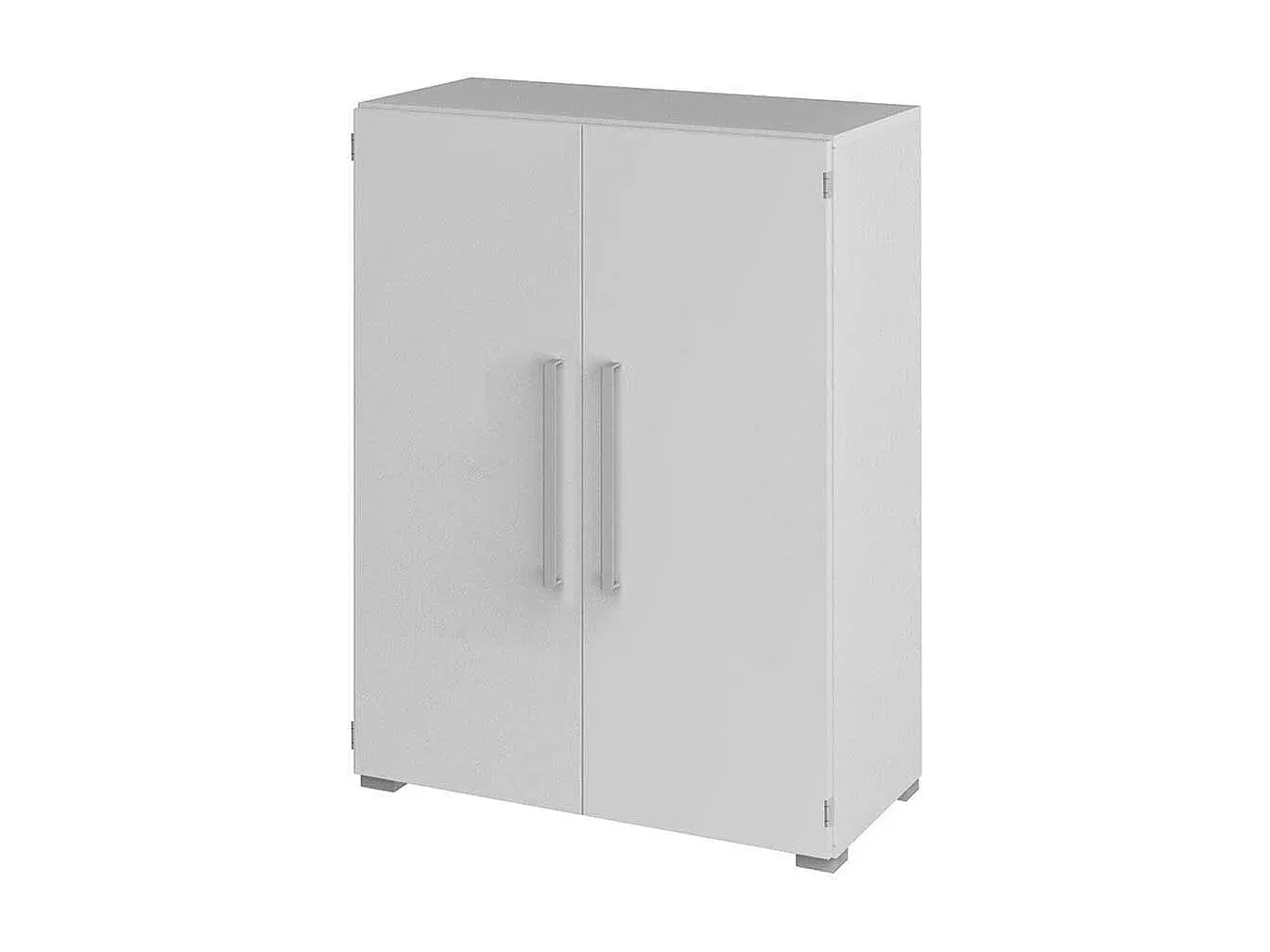 Moderner Aktenschrank in Weiß, 80 cm Breit