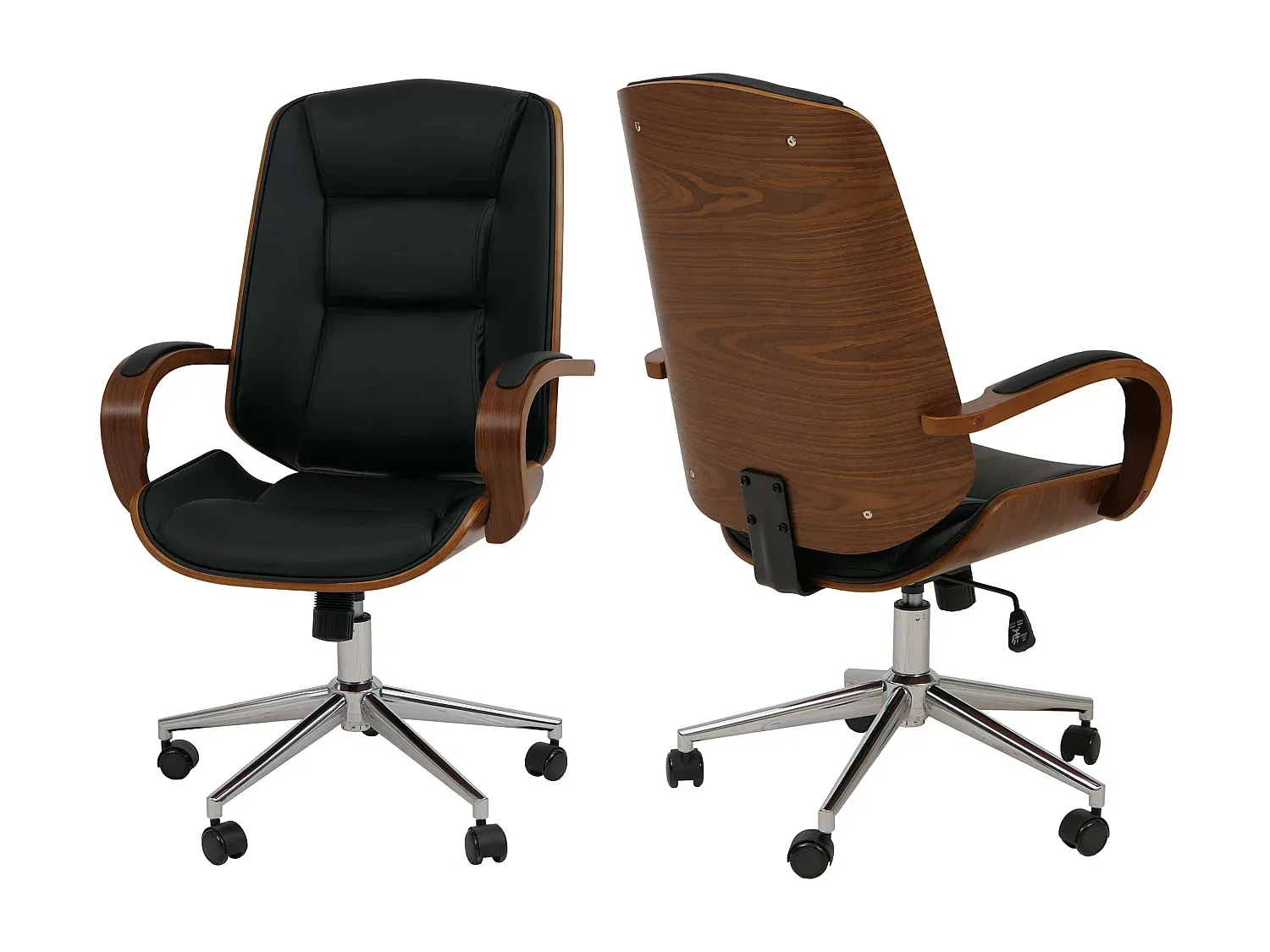 Ergonomischer Bürostuhl in Creme