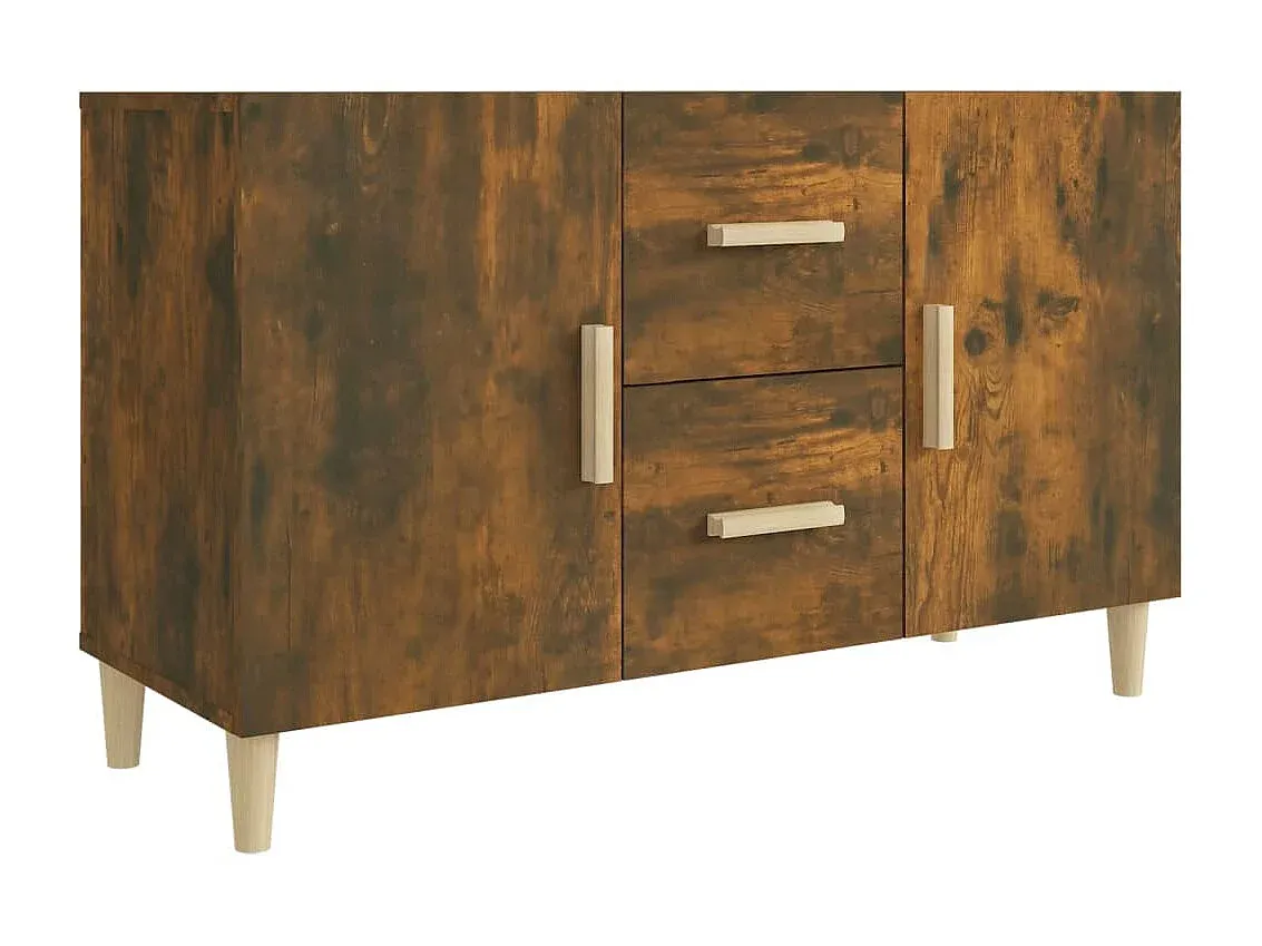 Moderne Sideboard in Räuchereiche Holzoptik 100x36x60 cm