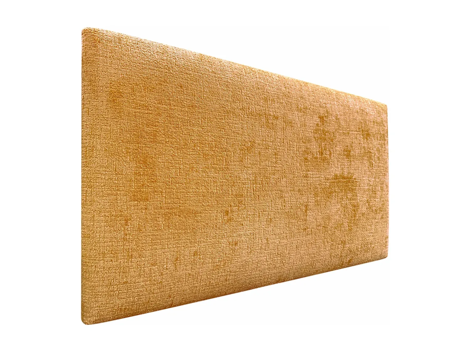 Kopfteil aus Naturwolle, 95 x 60 cm, für 90 cm Betten, Farbe Senf