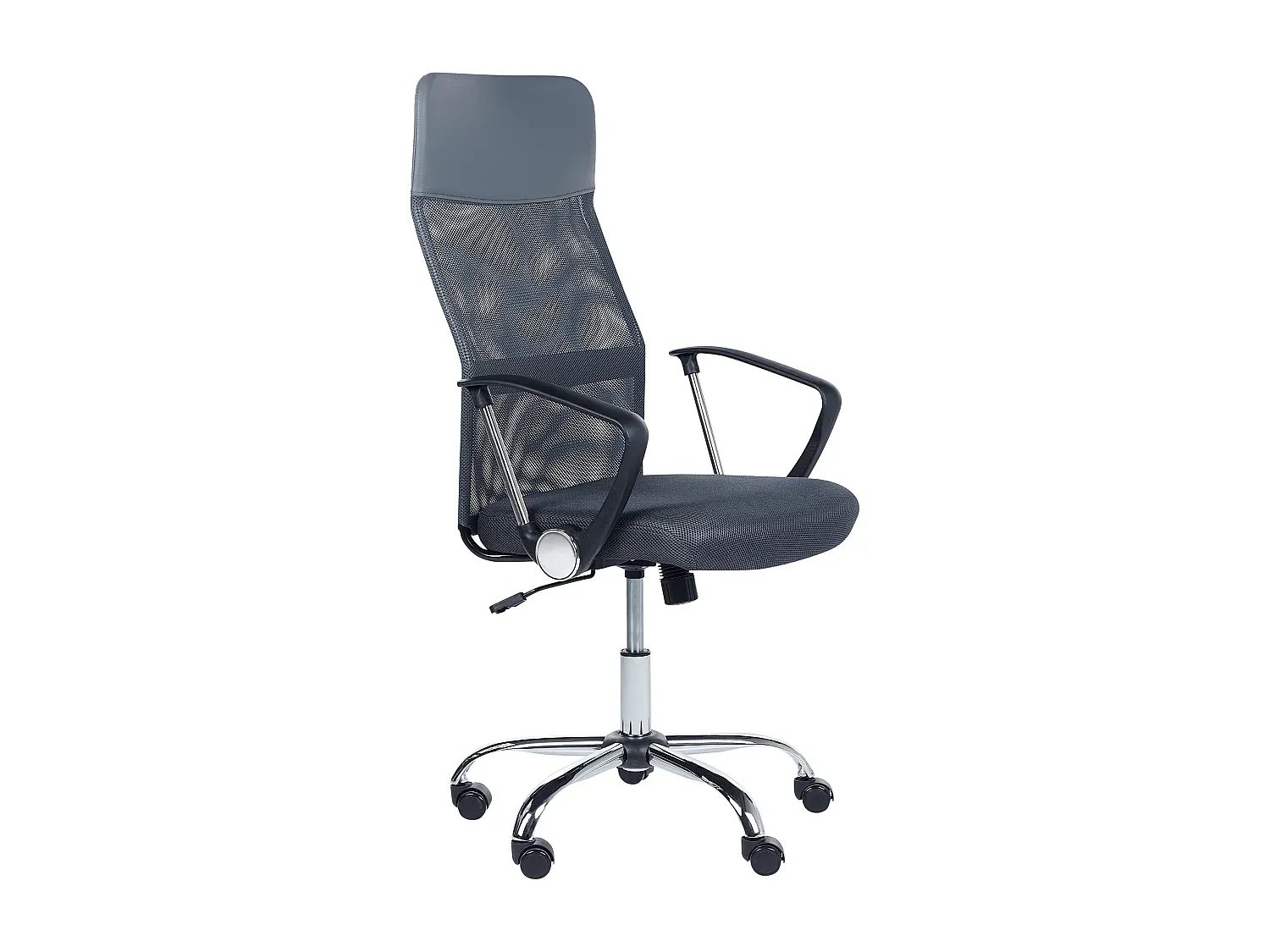 Ergonomischer Bürostuhl mit verstellbarer Sitzhöhe, Grau