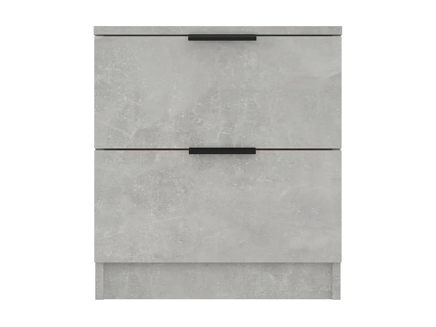 Moderner Nachttisch im 2er-Set, Betongrau