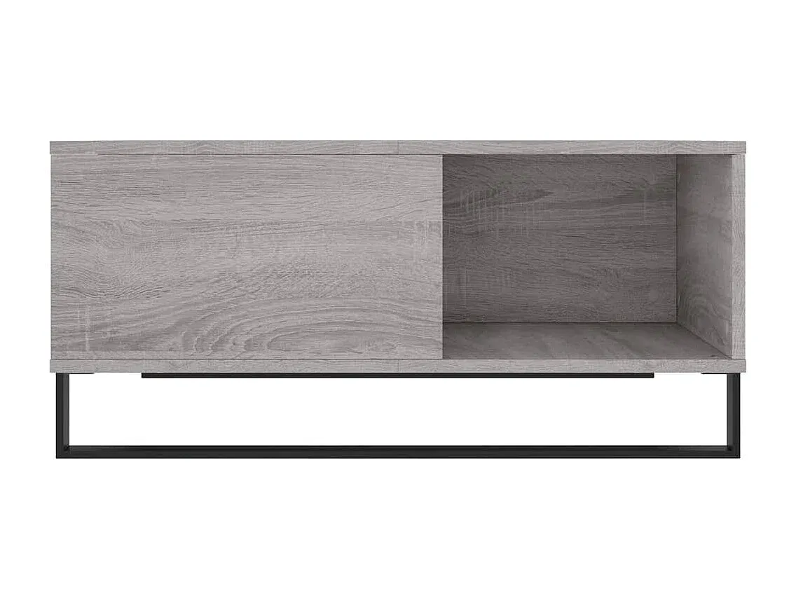 Moderner grauer Couchtisch 80x80x36,5 cm