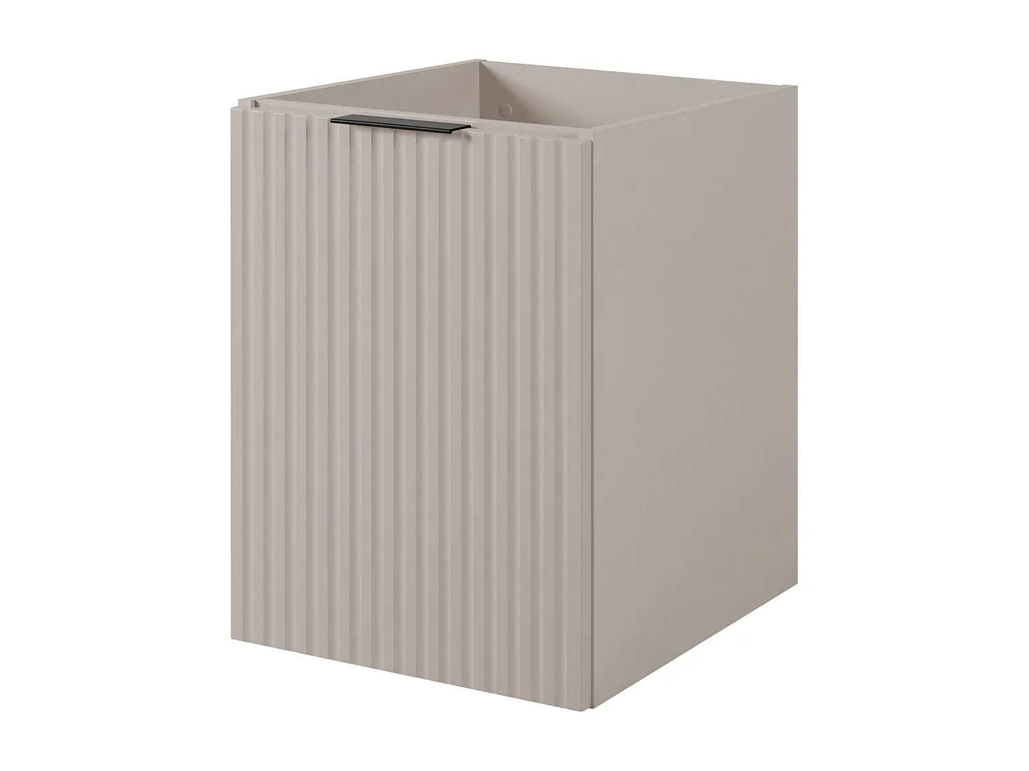 Moderne Badezimmerkommode mit Stauraum, Kaschmir, 40 x 57 x 46 cm