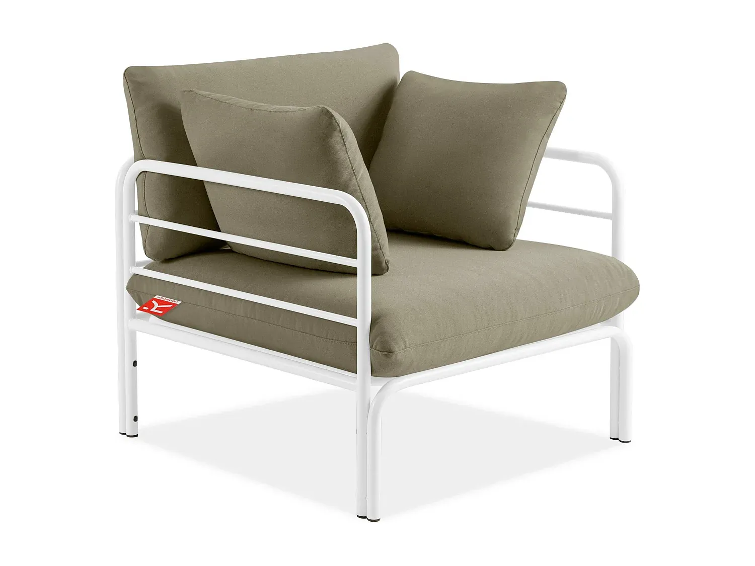 Eleganter Gartensessel für den Außenbereich, Maße 79x80x80 cm