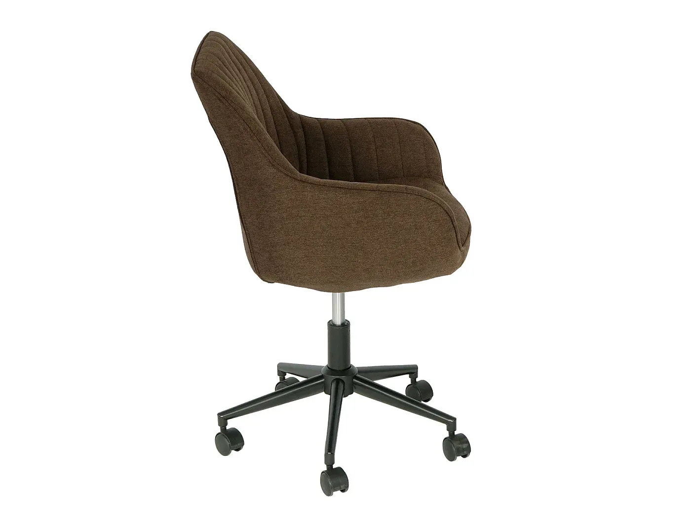 Ergonomischer Bürostuhl mit Armlehne, Komfort Braun