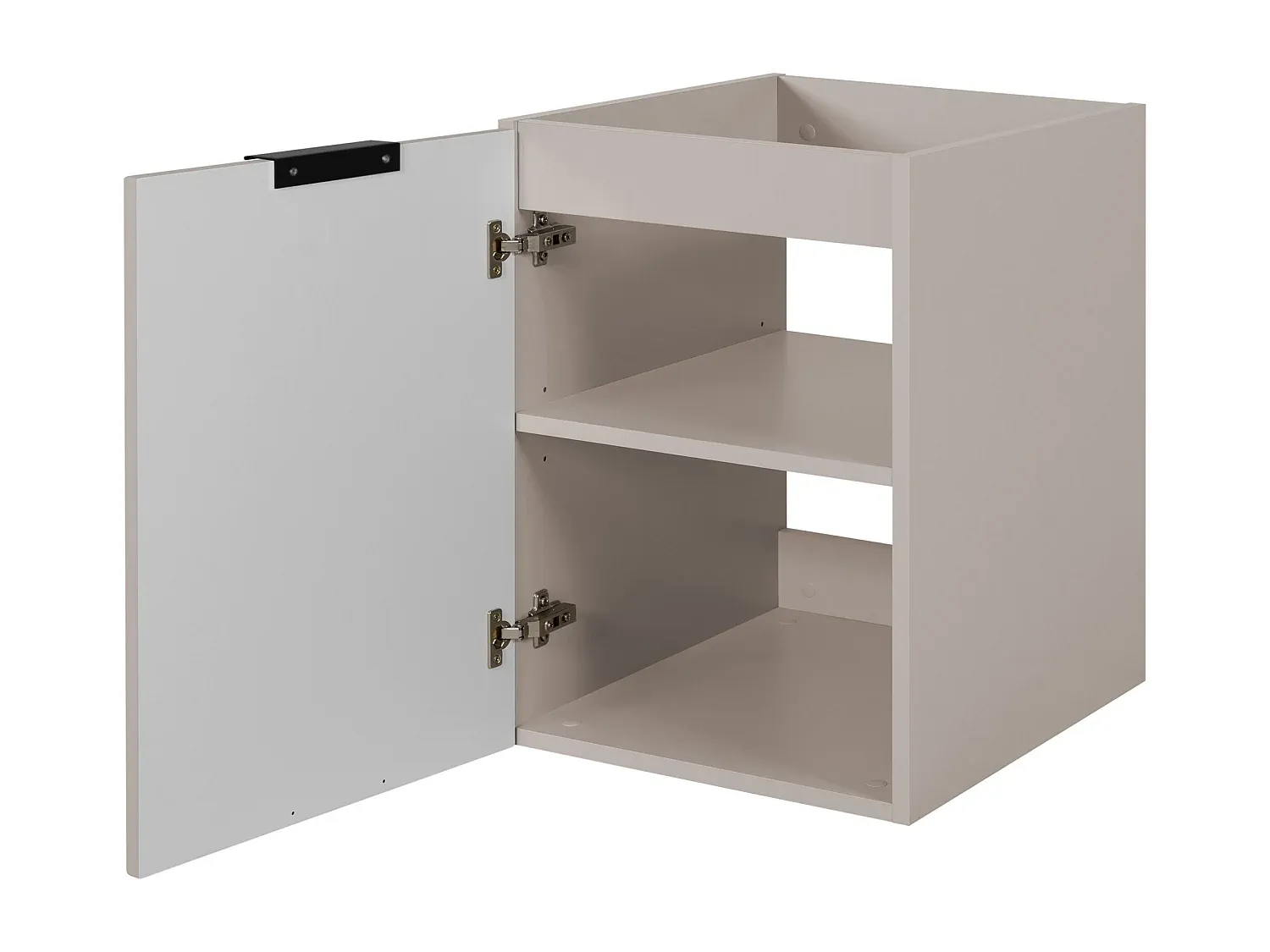 Moderne Badezimmerkommode mit Stauraum, Kaschmir, 40 x 57 x 46 cm