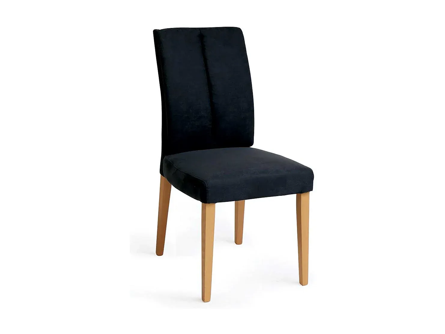 Moderner Sessel aus Mikrofaser mit massivem Buchenholzgestell in Anthrazit