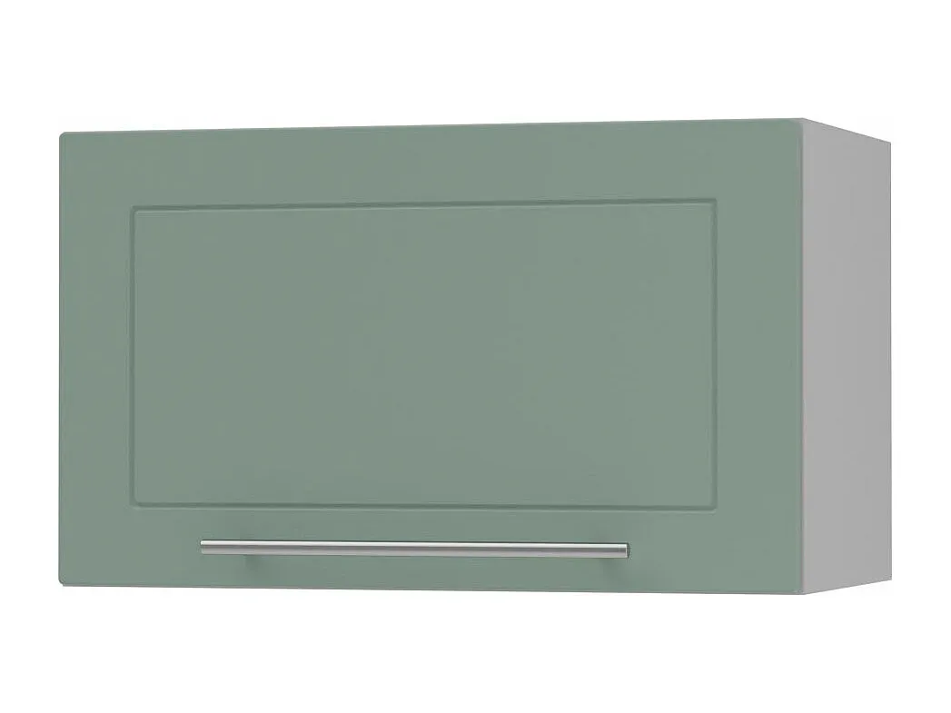 Wandhängeschrank in Mintgrün und Grau Matt, 60x32,5x36 cm