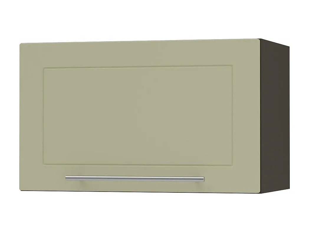 Moderner Küchenhängeschrank in Vanille und Lava