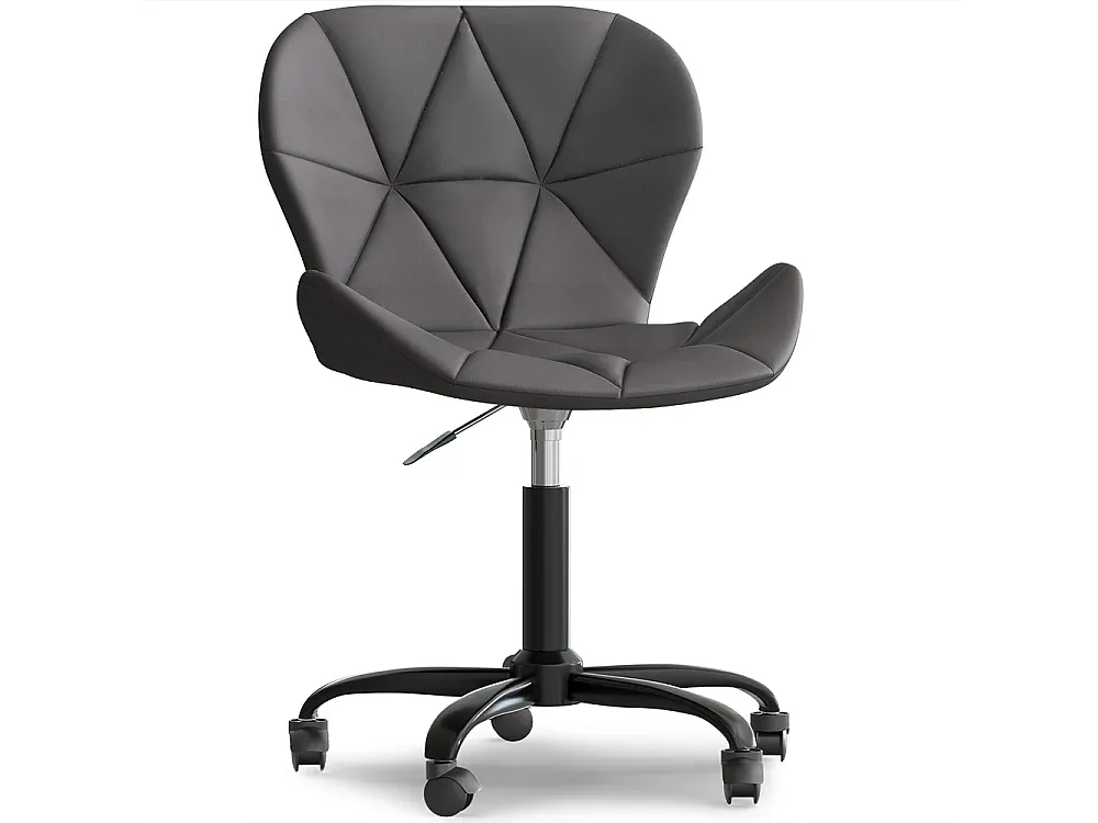 Ergonomischer Bürostuhl mit Kunstleder und Rollen