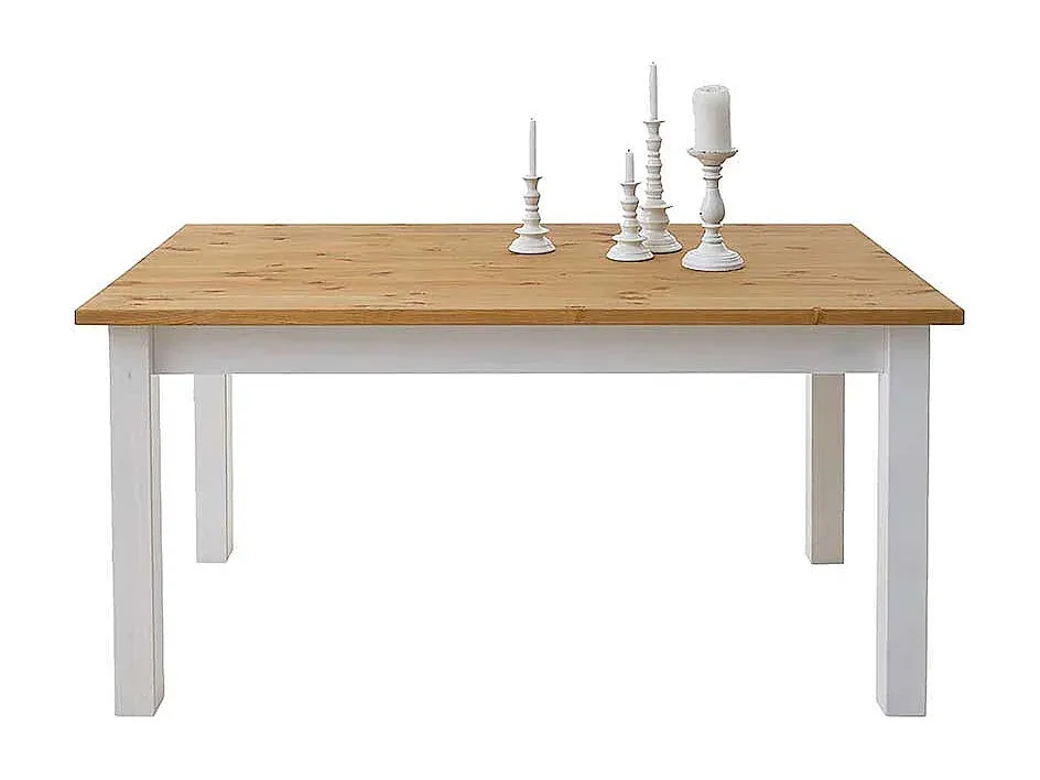 Landhausstil Esstisch aus Kiefernholz