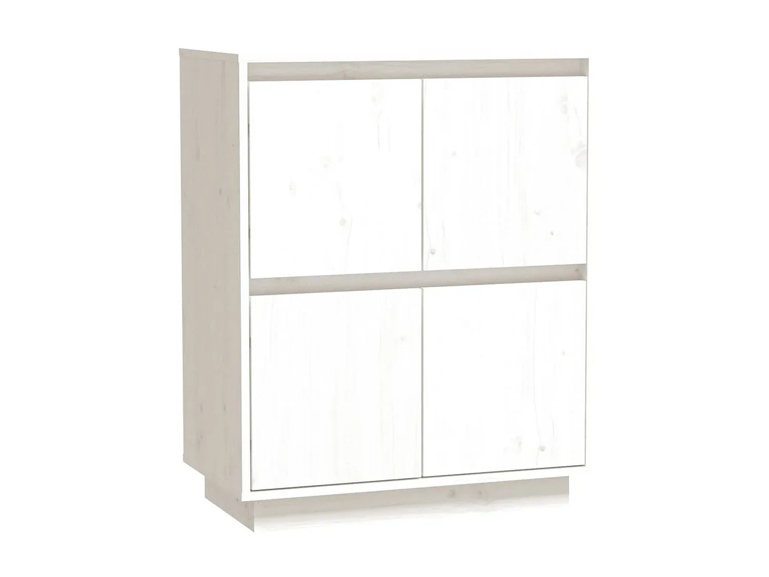 Kompakte Anrichte aus Kiefernholz 60x34x75 cm