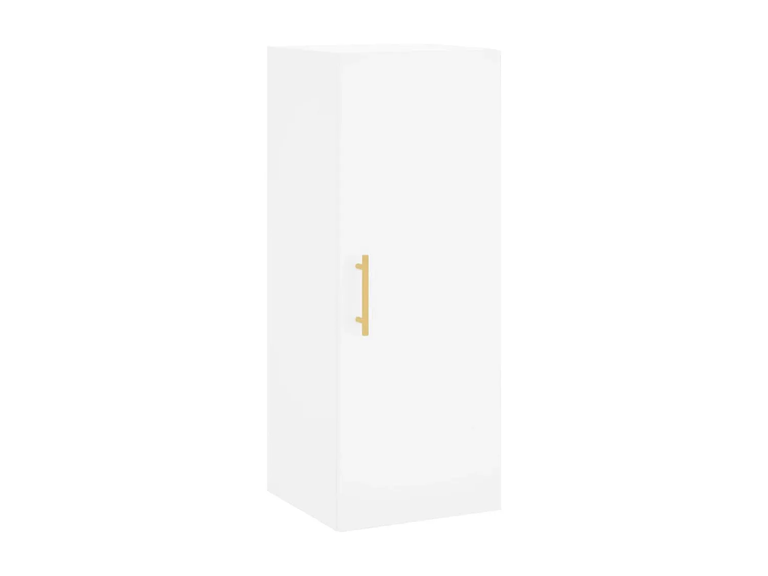 Wandhängeschrank Weiß 34,5x34x90 cm