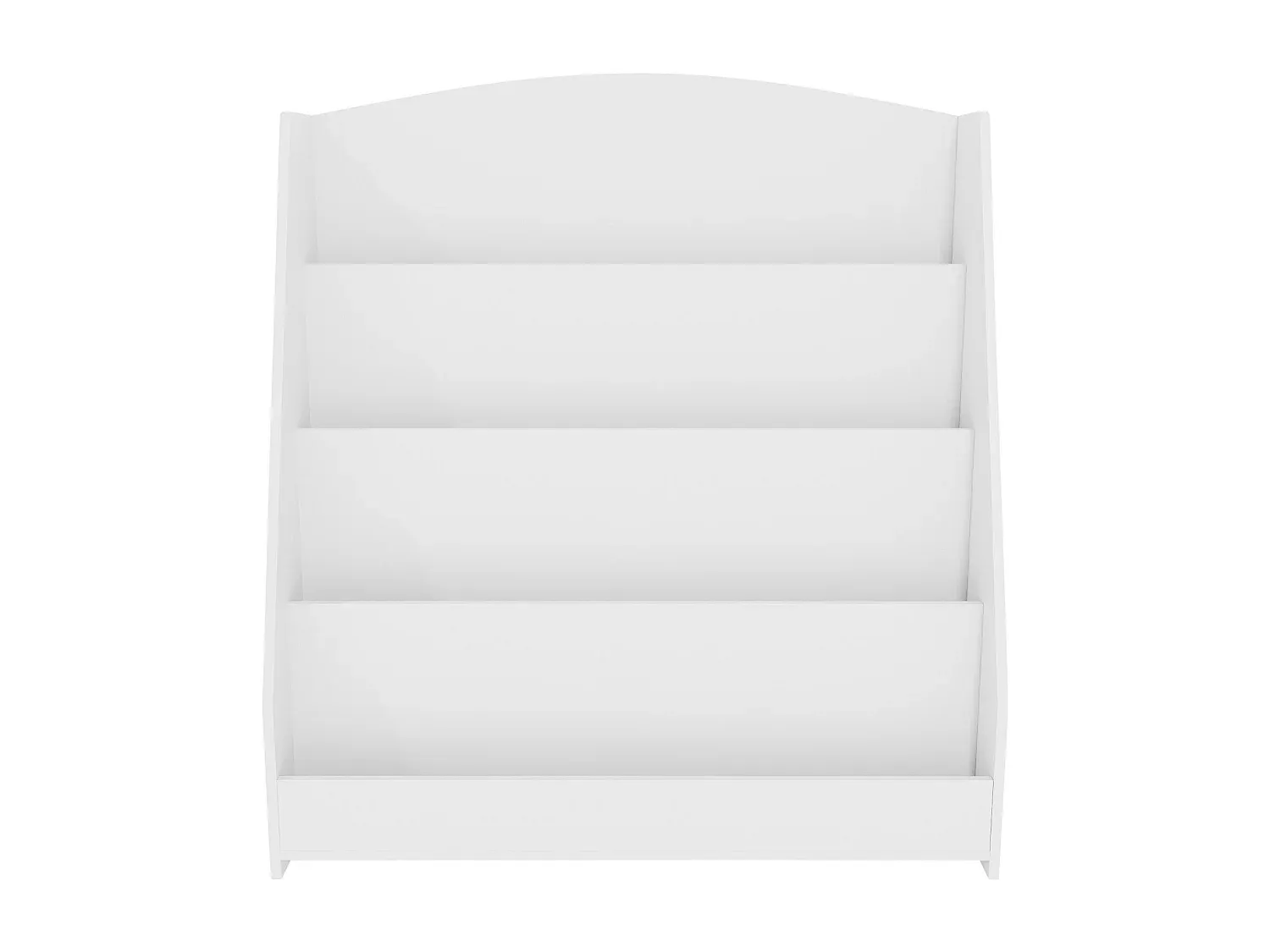 Holzbücherregal in Weiß, 80x30x88cm