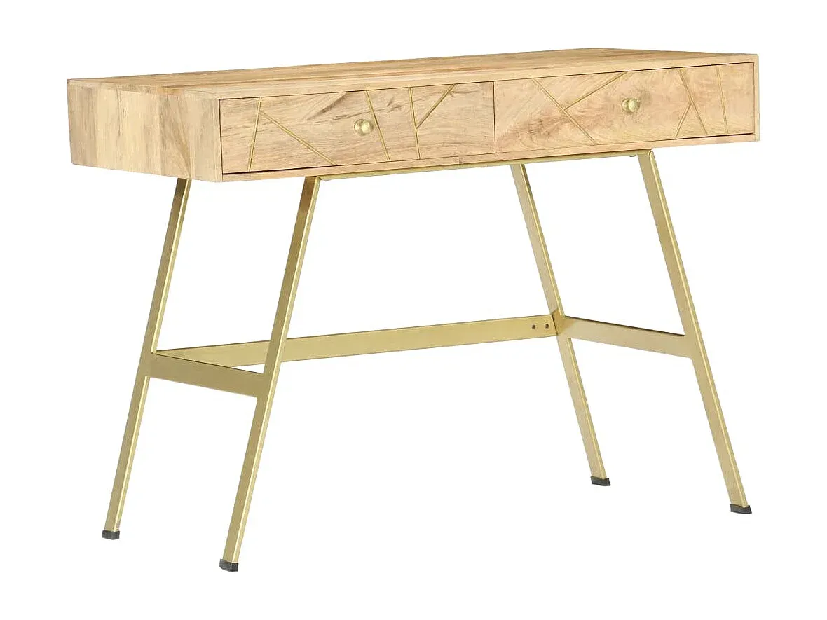 Holzschreibtisch mit Schubladen 100x55x75 cm