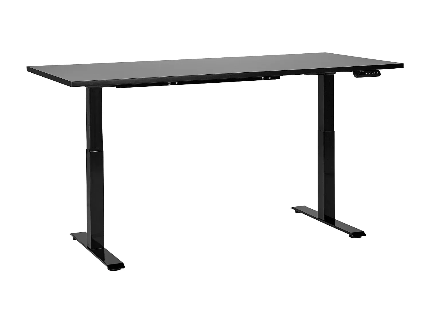 Elektrisch Höhenverstellbarer Schreibtisch, Schwarz, 180 x 72 cm