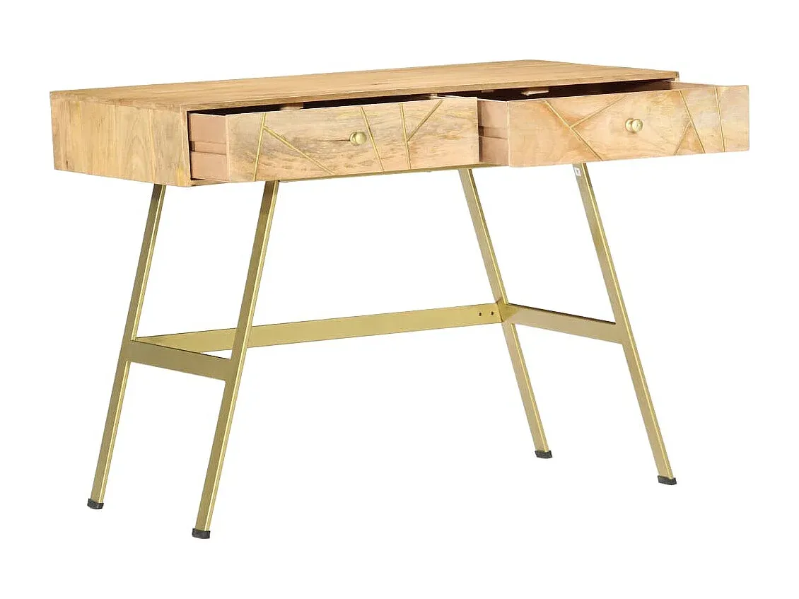 Holzschreibtisch mit Schubladen 100x55x75 cm