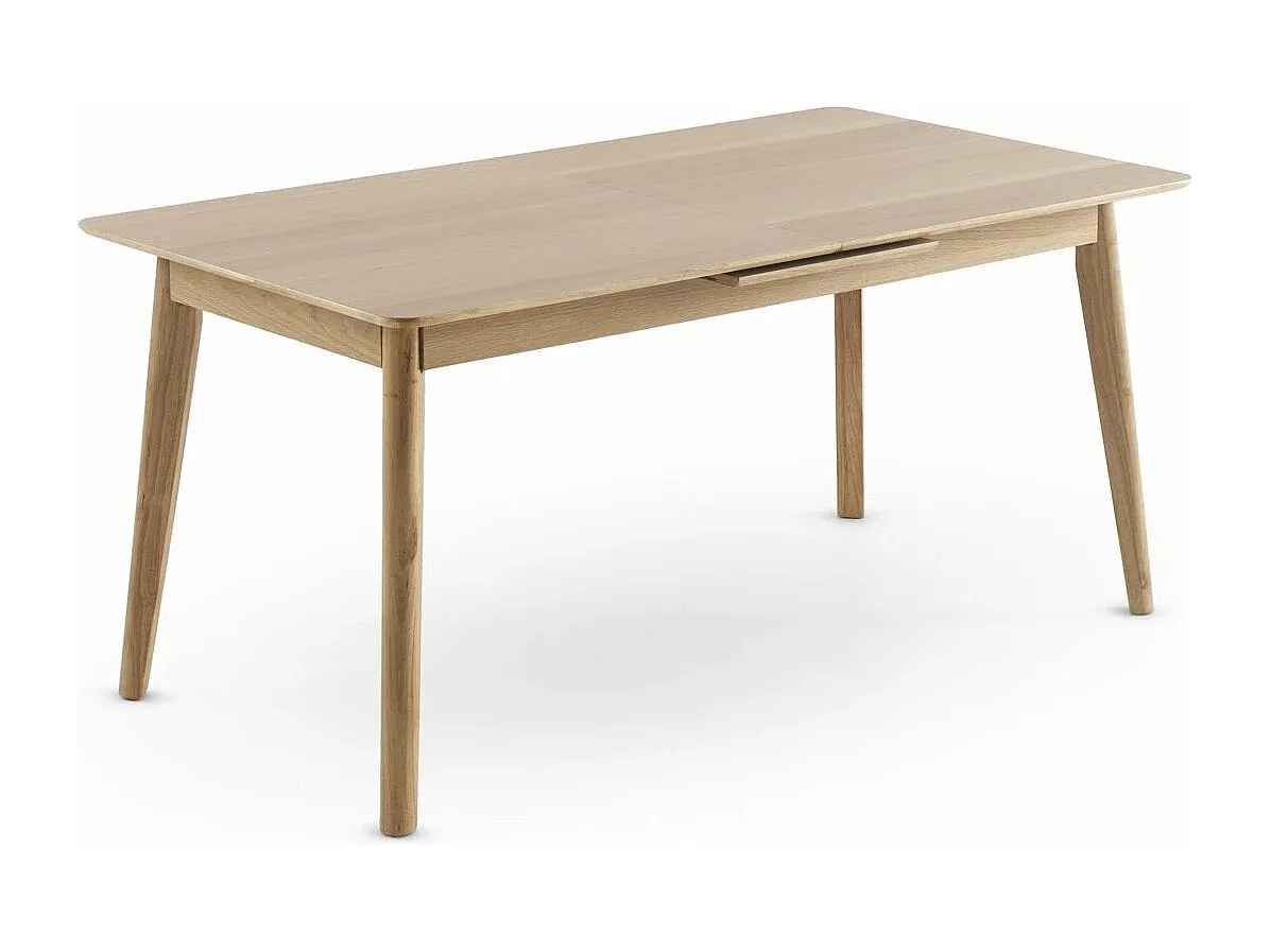 Esstisch aus Eichenfurnier mit ausziehbarer Funktion