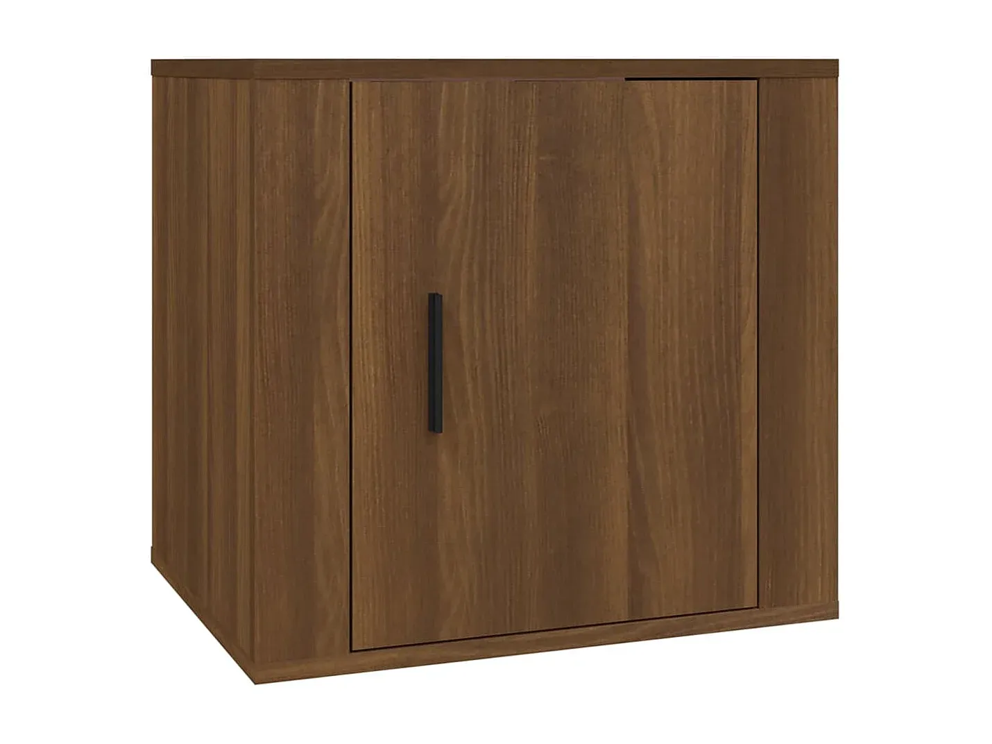 Set aus 2 Nachttischen in Eichenoptik, Braun, 50x39x47 cm