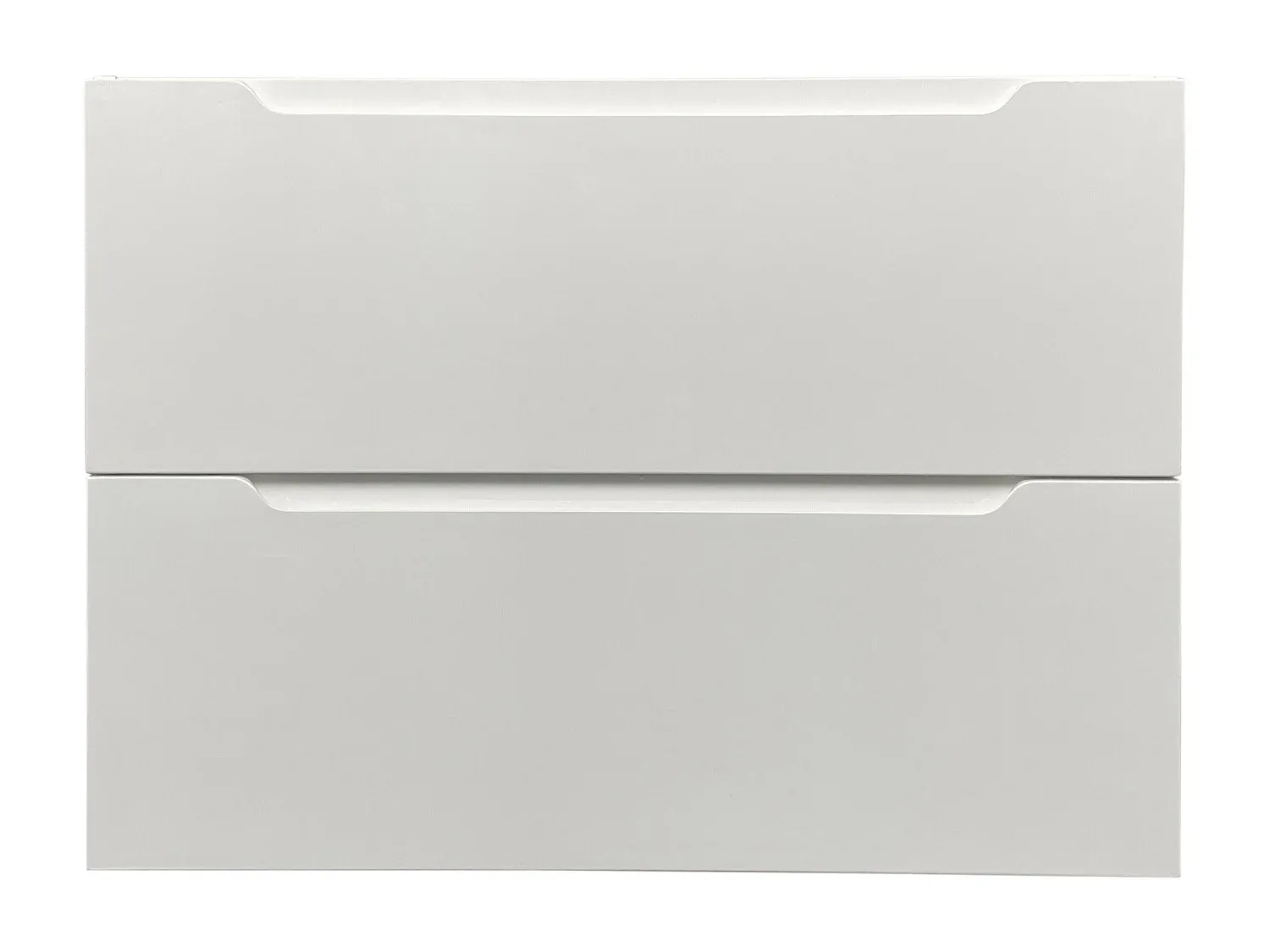 Hängender Waschbeckenunterschrank 80 cm Weiß