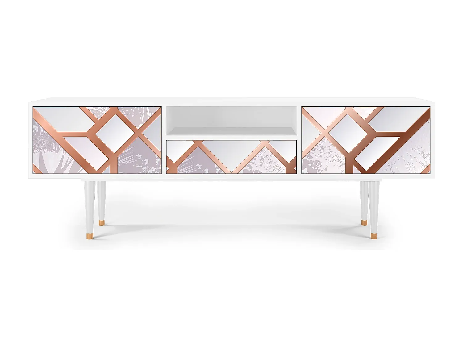 Modernes TV-Lowboard mit Stauraum