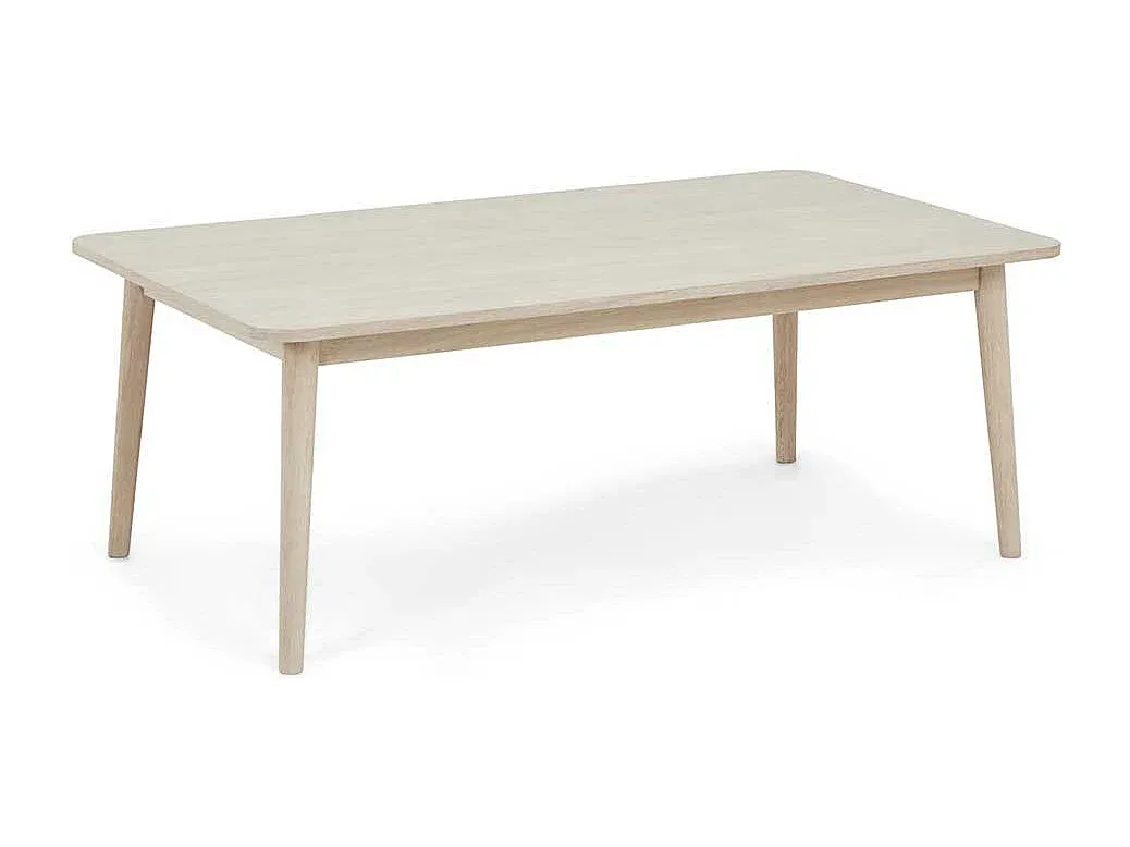 Moderner Couchtisch aus Eichenholz mit stilvollen Beinen