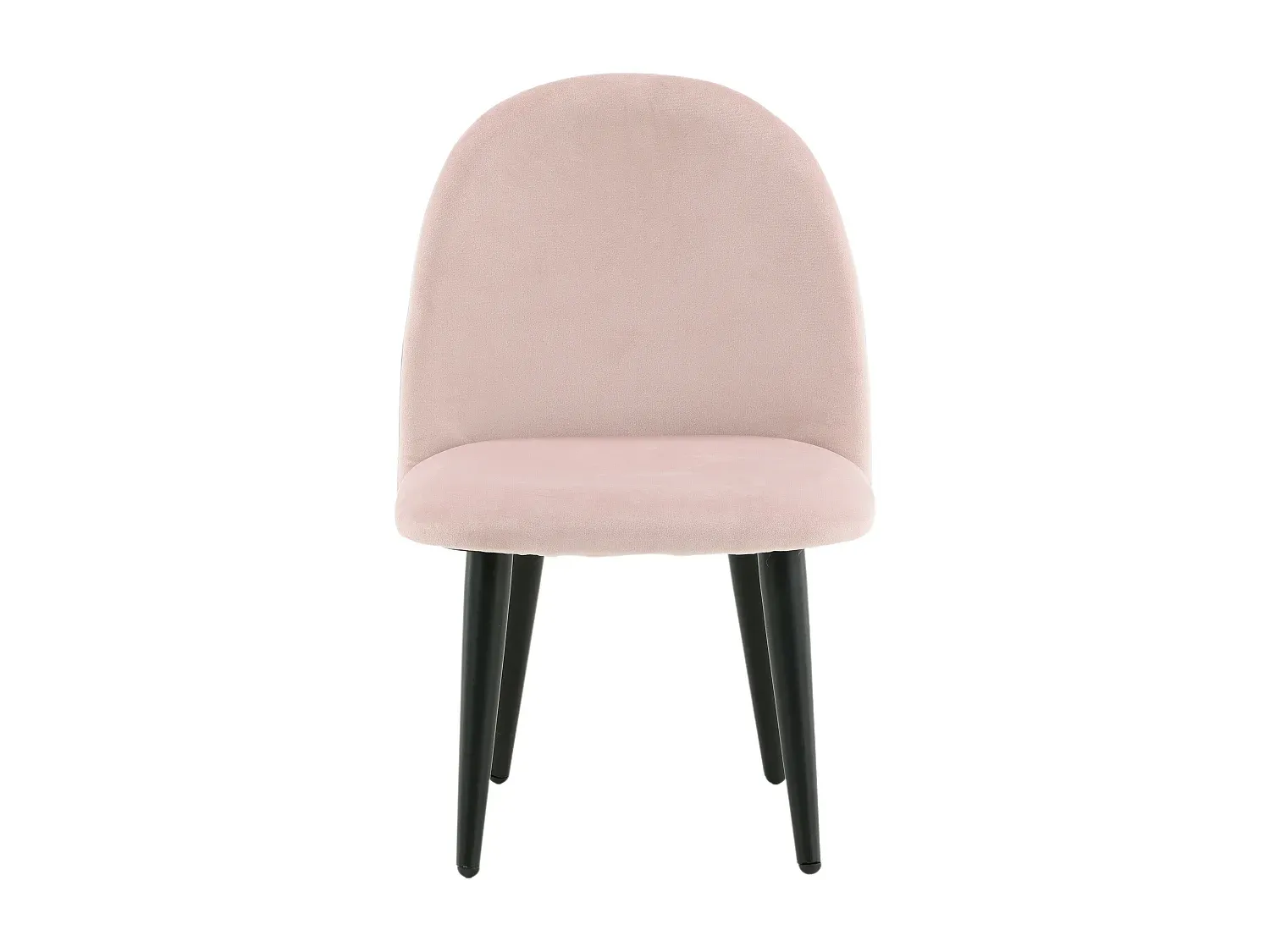 Bequemer Kindersessel aus Samt in Rosa