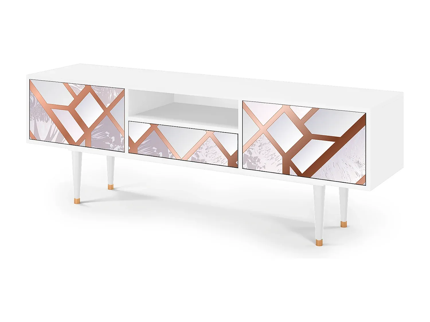 Modernes TV-Lowboard mit Stauraum