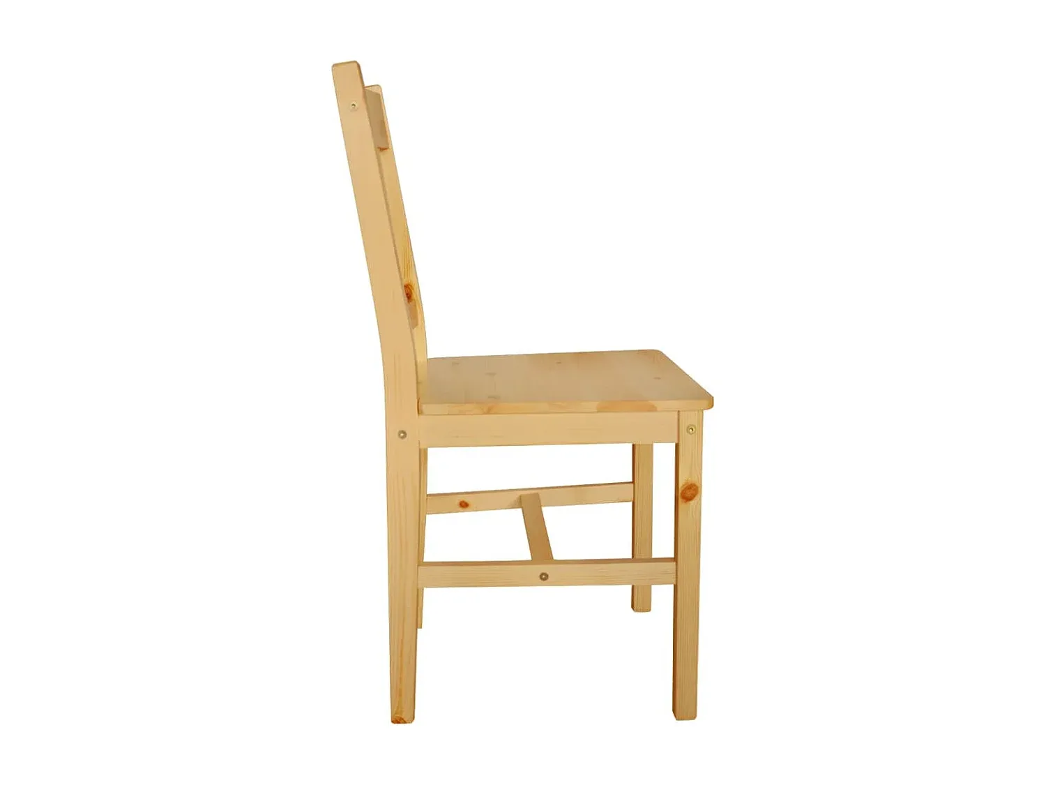 Esszimmerstuhl Set aus Kiefernholz, 4-teilig