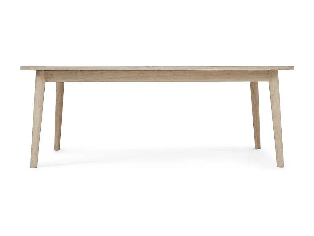 Moderner Couchtisch aus Eichenholz mit stilvollen Beinen