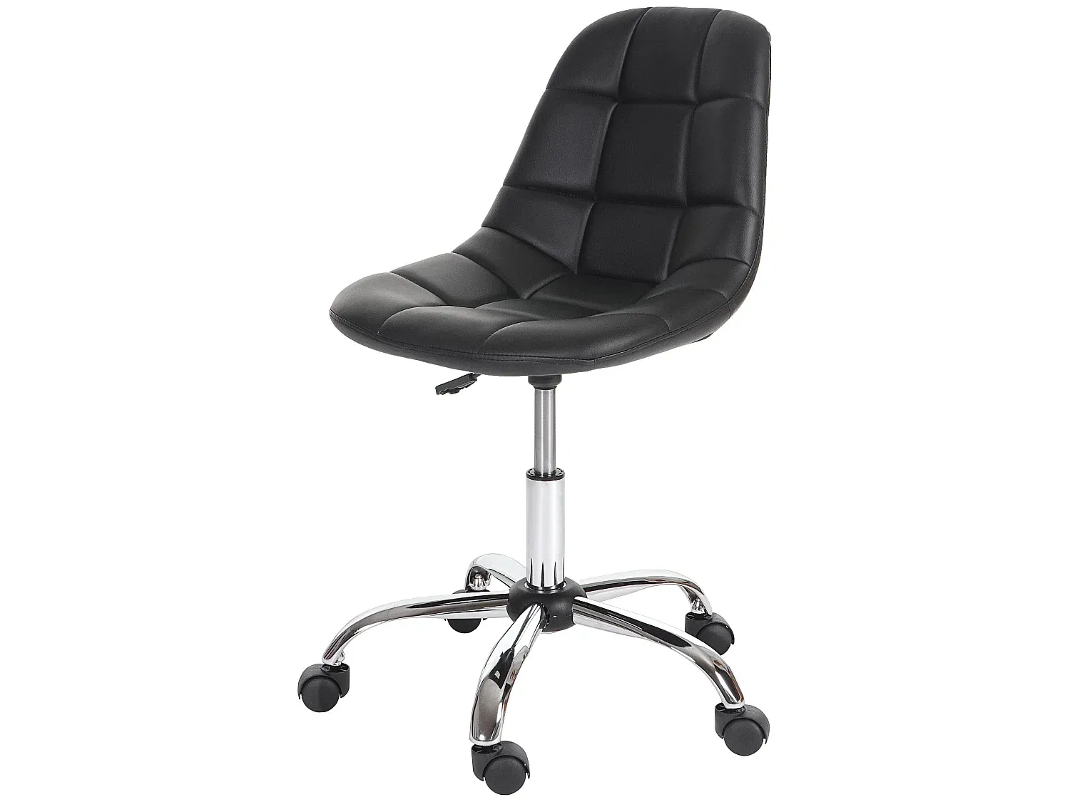 Ergonomischer Bürostuhl in Schwarz, höhenverstellbar