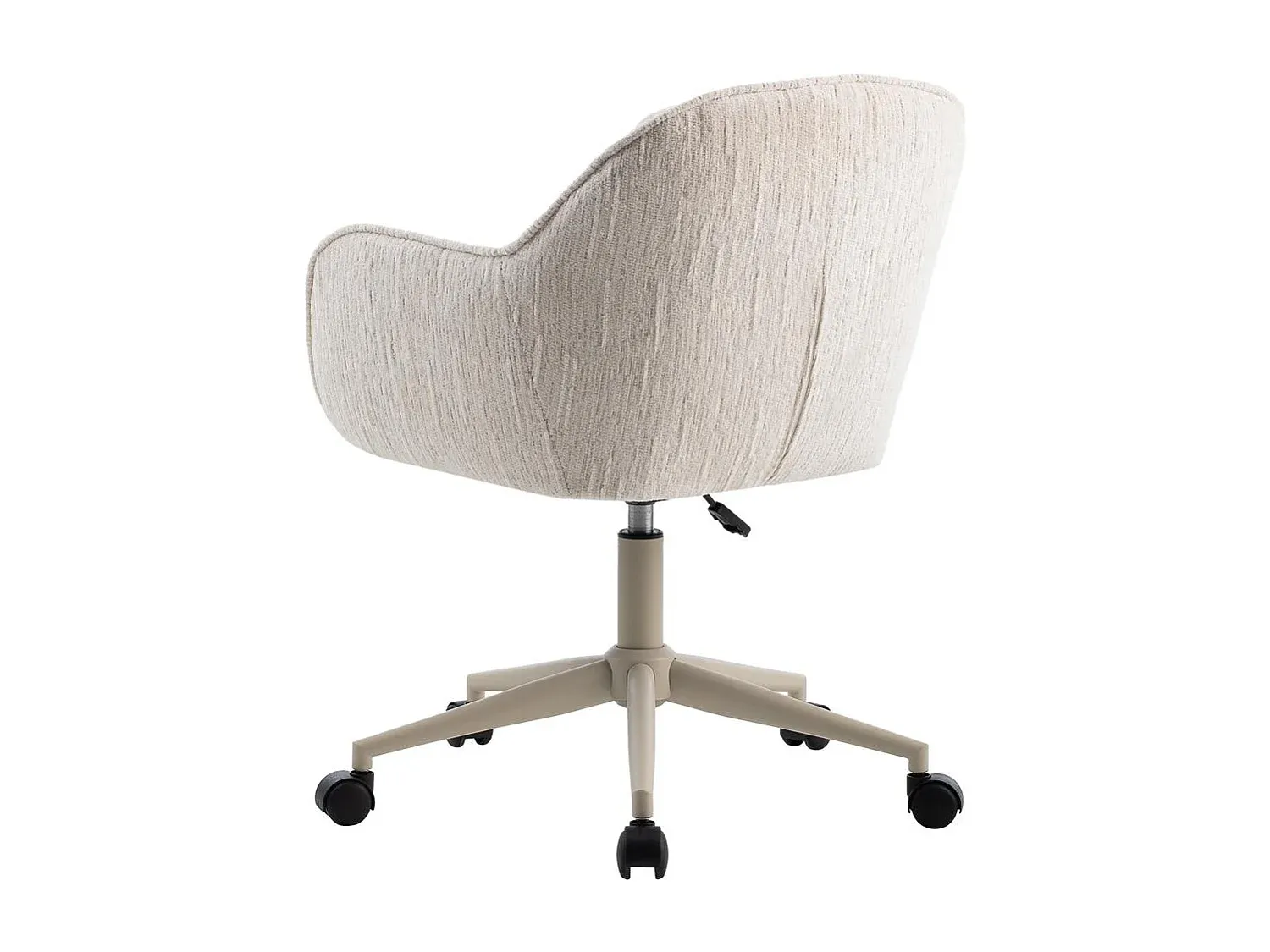 Ergonomischer Bürostuhl verstellbar in Creme