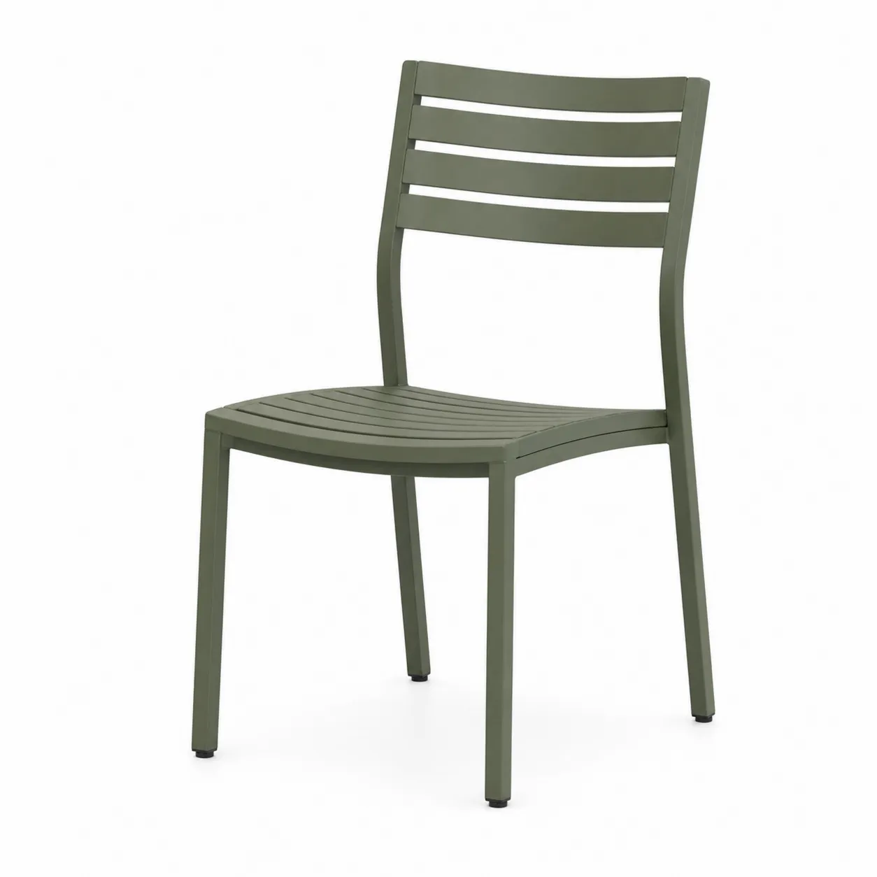 Chaise de jardin en aluminium vert