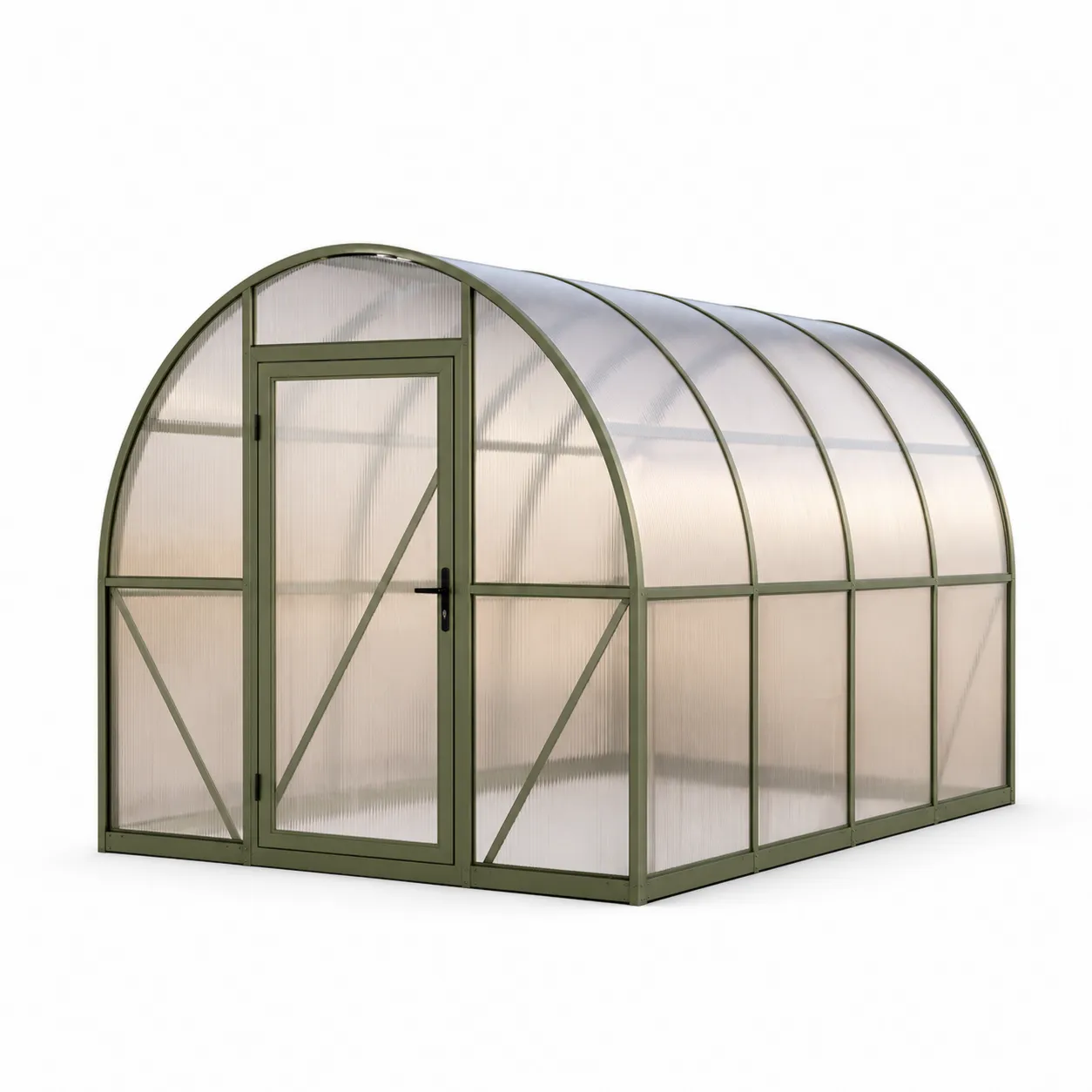 Serre Tunnel en Aluminium et Polycarbonate 300x200x200 cm