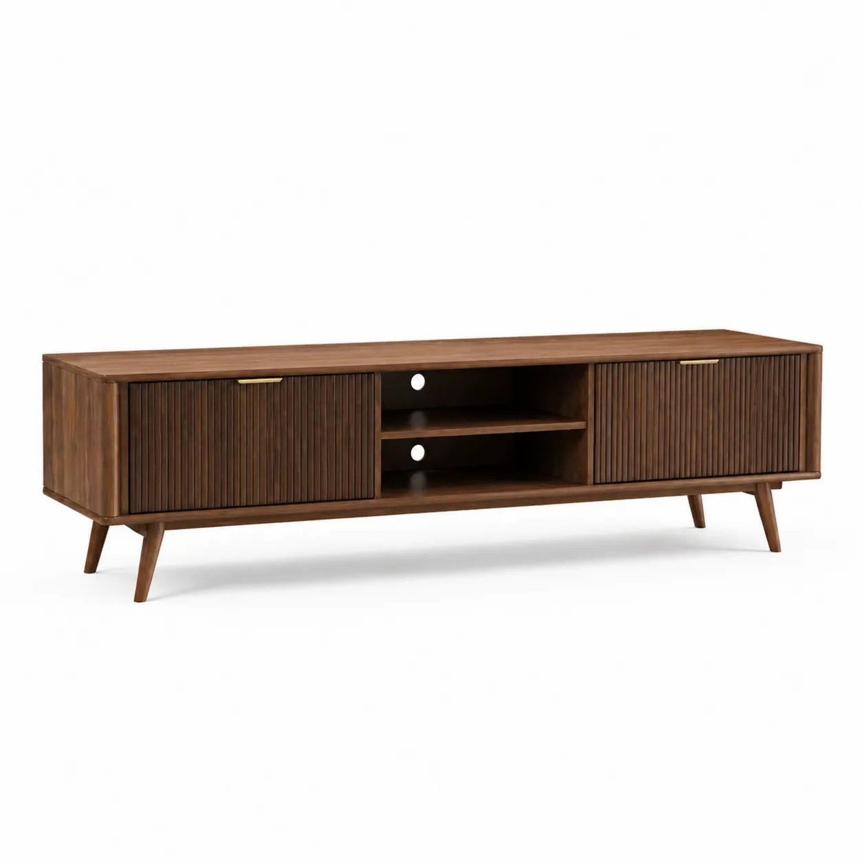 Meuble TV en bois 180 cm