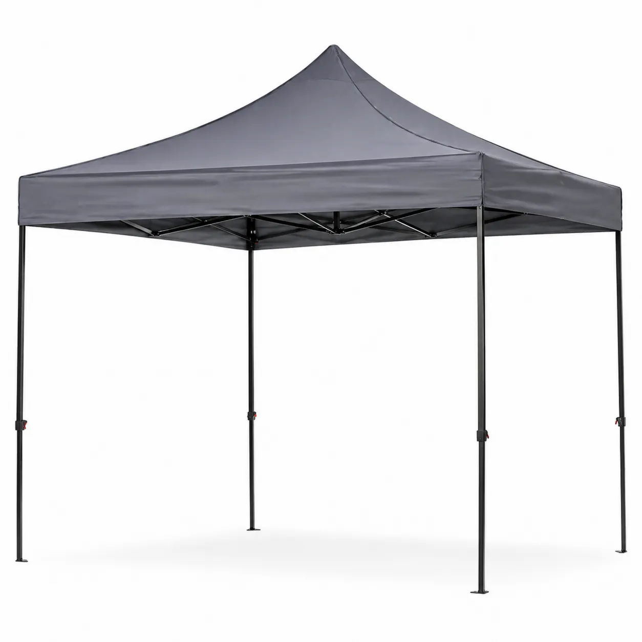 Tente Pliable en Métal 3x3 m Gris