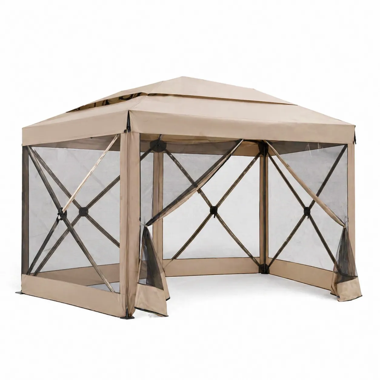 Tonnelle de Jardin en Polyester avec Moustiquaire