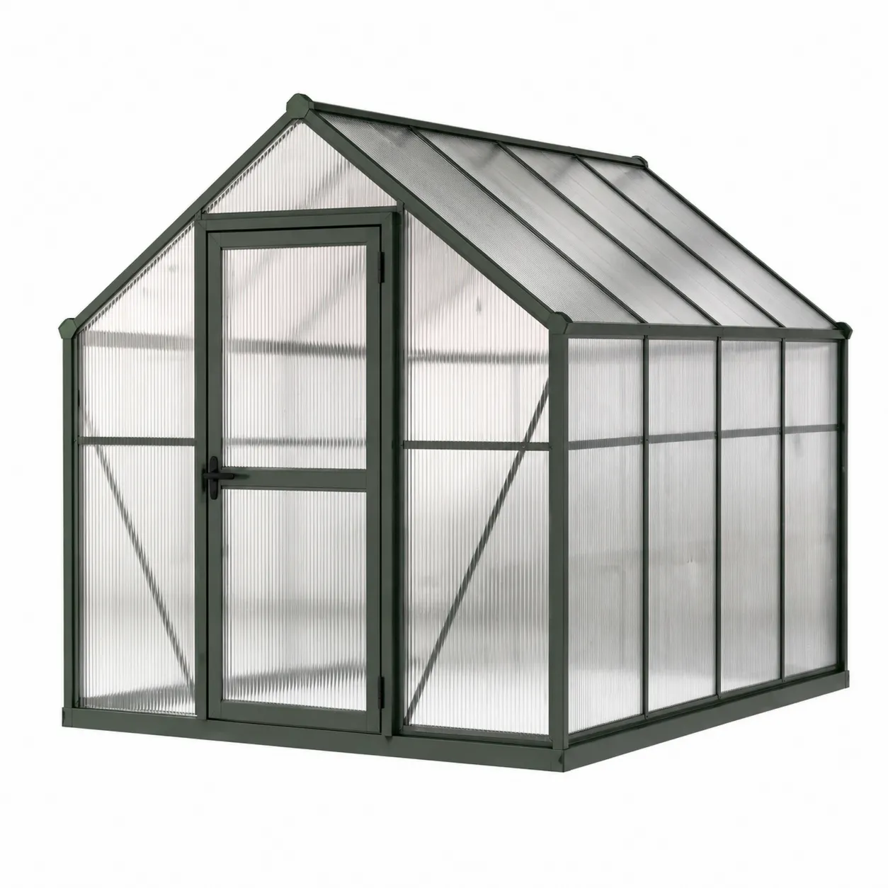 Serre de jardin en aluminium et polycarbonate