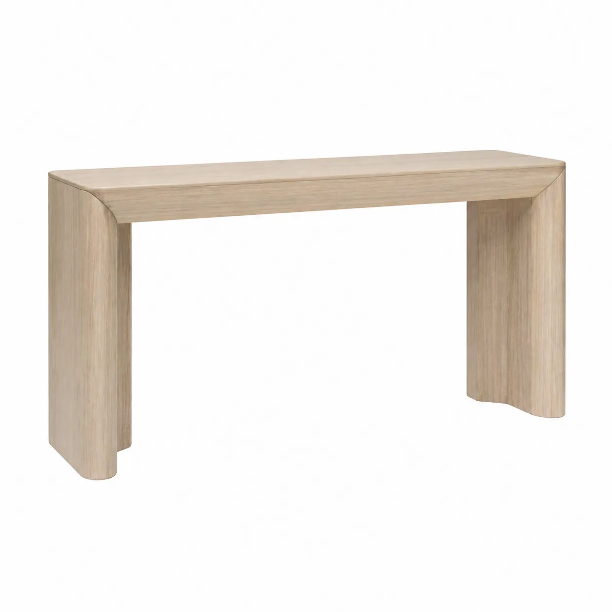 Console en Bois de Chêne Clair 120x30x75 cm