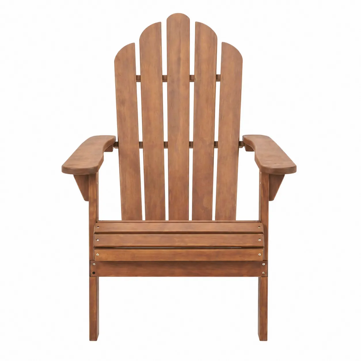 Fauteuil en bois d'acacia marron