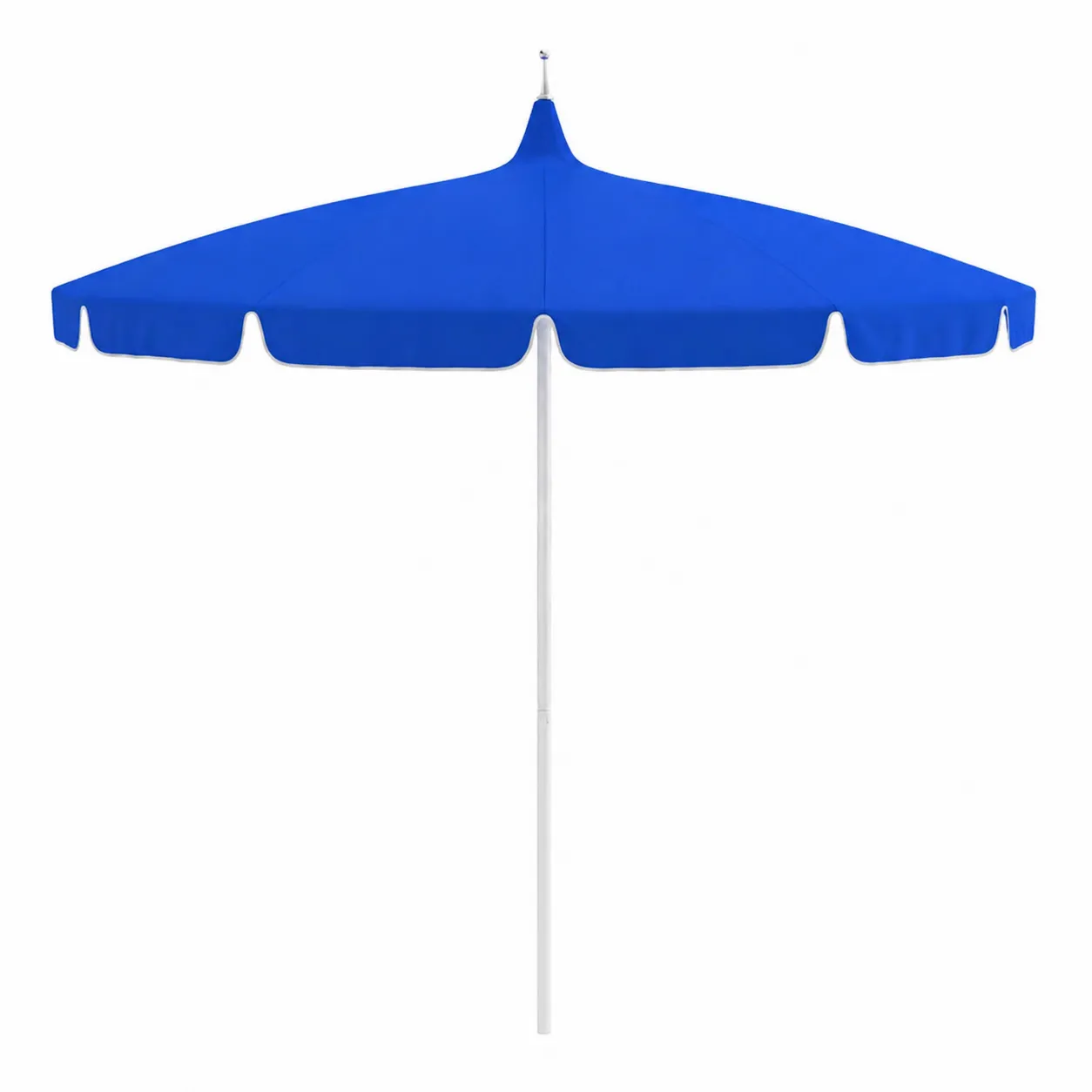 Parasol Rond en Aluminium et Polyester Bleu 300 cm